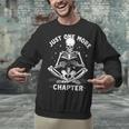 Just One More Chapter Skeleton Reading Bookworm Unisex Sweatshirt Just One More Chapter Skeleton Reading Bookworm Unisex Sweatshirt