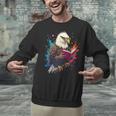 Kawaii Eagle Reads Book Reading Library Book Bookworm Unisex Sweatshirt