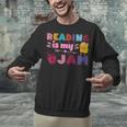 Kids Reading Book Lover Reading Is My Jam Unisex Sweatshirt