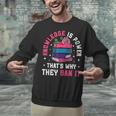 Knowledge Is Power Book Club Librarian Read Banned Books Unisex Sweatshirt