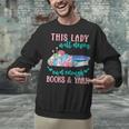 THIS LADY Will Never Own Enough BOOKS & YARN Unisex Sweatshirt
