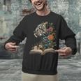 Leopard Book Flower Unisex Sweatshirt