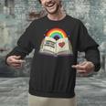 Libraries Are For Everyone Book LGBTQ Ally Gay Pride Month Unisex Sweatshirt