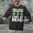 This Little Leprechaun Likes To Read St Patrick's Day Book Unisex Sweatshirt This Little Leprechaun Likes To Read St Patrick's Day Book Unisex Sweatshirt