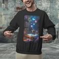 Magic Books Butterflies Fantasy Nature Tea Enchanting Unisex Sweatshirt
