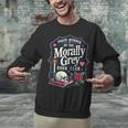 Morally Grey Merch Dark Romance Romantasy Smutty Book Lover Unisex Sweatshirt Morally Grey Merch Dark Romance Romantasy Smutty Book Lover Unisex Sweatshirt