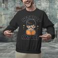 Nerdy By Nature Chibi Cute Book Lover Unisex Sweatshirt Nerdy By Nature Chibi Cute Book Lover Unisex Sweatshirt