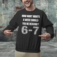 How Many Nights A Week Reading 6-7 67 Teacher Student Books Unisex Sweatshirt How Many Nights A Week Reading 6-7 67 Teacher Student Books Unisex Sweatshirt