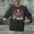 Octopus Reading Book Coffee Lover Bookaholic Bookworm Reader Unisex Sweatshirt Octopus Reading Book Coffee Lover Bookaholic Bookworm Reader Unisex Sweatshirt