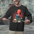 Octopus Reading Books Tea Coffee Unisex Sweatshirt Octopus Reading Books Tea Coffee Unisex Sweatshirt