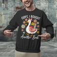Oops I Bought Another Book Goose Reader Unisex Sweatshirt