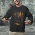Owl Library Books Wisdom Reading Vintage Scholar Unisex Sweatshirt