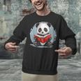 Panda With Book For Reading Enthusiasts Unisex Sweatshirt Panda With Book For Reading Enthusiasts Unisex Sweatshirt