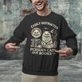 Persian Cat Persian Cats Persian Cats And Books For Men Women Kids Unisex Sweatshirt Persian Cat Persian Cats Persian Cats And Books For Men Women Kids Unisex Sweatshirt