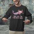 I Have Plans With My Axolotl Salamander Introvert Unisex Sweatshirt