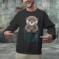 Pocket Otter Lover Introvert Cute Animal Fun Surprise Unisex Sweatshirt Pocket Otter Lover Introvert Cute Animal Fun Surprise Unisex Sweatshirt