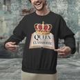 Queen Of The Classroom Appreciation Royal Crown Book Unisex Sweatshirt