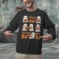 Read Boo KS Read More Bo KS Cute Ghost Reading Book Unisex Sweatshirt Read Boo KS Read More Bo KS Cute Ghost Reading Book Unisex Sweatshirt