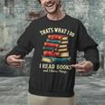 I Read Books Bookworm Halloween Unisex Sweatshirt I Read Books Bookworm Halloween Unisex Sweatshirt
