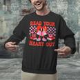 Read Your Heart Out Valentine Reading Book Kid Teacher Unisex Sweatshirt Read Your Heart Out Valentine Reading Book Kid Teacher Unisex Sweatshirt