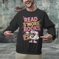 Read S'More Books Camping Outdoors Travel Campfire Smores Unisex Sweatshirt