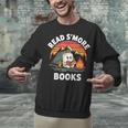 Read S'More Books Cute Campfire Reading Book Lovers Unisex Sweatshirt