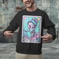 The Reader Retro Reading Skeleton Books Flowers Tarot Card Unisex Sweatshirt The Reader Retro Reading Skeleton Books Flowers Tarot Card Unisex Sweatshirt