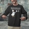 Reading 6-7 Silly Goose Read Books Bookish Bookworm Unisex Sweatshirt