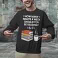 Reading 6-7 Six Seven Meme English Teacher Book Lover Unisex Sweatshirt