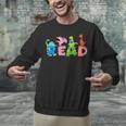 Reading DinosaurRex Dino Book Lover Unisex Sweatshirt Reading DinosaurRex Dino Book Lover Unisex Sweatshirt