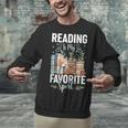Reading Is My Favorite Sport Bookworm Unisex Sweatshirt
