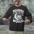 Reading Is Out Of This World Space Books Lover Unisex Sweatshirt