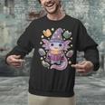 ReadsALOTL Cute Axolotl Book Lover Unisex Sweatshirt
