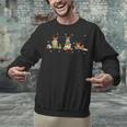 Reindeer Reading Books Christmas Library Classroom Unisex Sweatshirt Reindeer Reading Books Christmas Library Classroom Unisex Sweatshirt