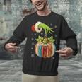 Retro Christmas Ornament Book Christmas Teacher Librarian Unisex Sweatshirt