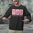 Retro Coquette Bow All Booked For Valentines Book Lover Cute Unisex Sweatshirt