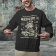 Retro Proud Anti Social Member Of Introverted Book Club Unisex Sweatshirt Retro Proud Anti Social Member Of Introverted Book Club Unisex Sweatshirt