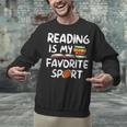 Retro Reading Is My Favorite Sport Football World Book Day Unisex Sweatshirt Retro Reading Is My Favorite Sport Football World Book Day Unisex Sweatshirt