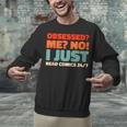 Retro Superheroes Art Graphic Novels Vintage Comic Books Unisex Sweatshirt