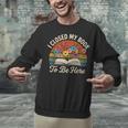 Retro Vintage Book Lover Reading I Closed My Book To Be Here Unisex Sweatshirt Retro Vintage Book Lover Reading I Closed My Book To Be Here Unisex Sweatshirt