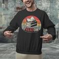 Retro Vintage FREADom Anti Ban Books Freedom To Read Unisex Sweatshirt