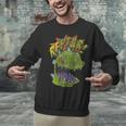 Rugrats Reptar Distressed Comic Book Style Cartoon Unisex Sweatshirt