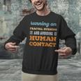 Running On Fractal Burning Social Introvert Humor Vintage Unisex Sweatshirt Running On Fractal Burning Social Introvert Humor Vintage Unisex Sweatshirt