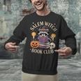 Salem Witch Book Club Bookish Halloween Raccoon Witchcraft Unisex Sweatshirt