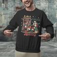 He Sees What You'Ve Been Reading Santa Christmas Bookish Unisex Sweatshirt
