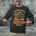Senior 2026 Final Chapter Retro Book Lover Last First Day Unisex Sweatshirt