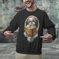 Shih Tzu Book How To Train Your Human Funny Dog Motif Unisex Sweatshirt