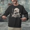 Skull Books Flowers Goth Reader Grunge Dark Alt Aesthetic Unisex Sweatshirt Skull Books Flowers Goth Reader Grunge Dark Alt Aesthetic Unisex Sweatshirt
