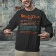 Smut Slut Sayings Definition Sarcastic Book Lover Unisex Sweatshirt