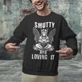 Smutty And Loving It Dark Fantasy Spicy Book Lover Unisex Sweatshirt